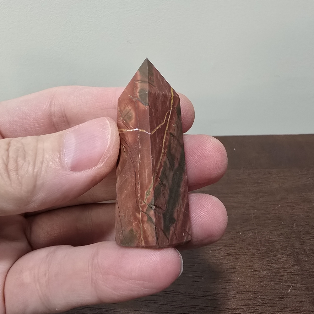 Red Creek Jasper Crystal Tower #H